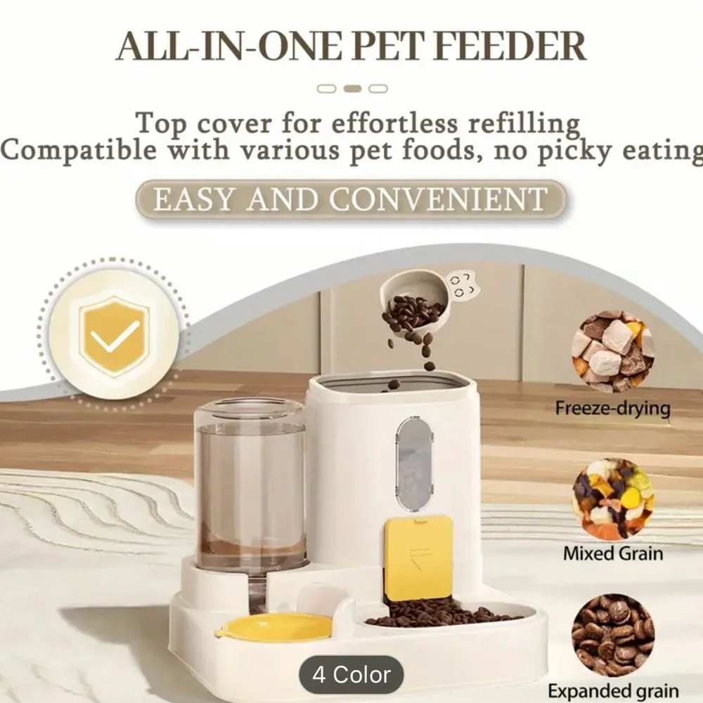 Automatic Pet Feeder with Water Dispenser